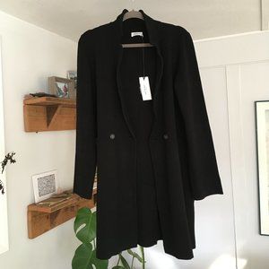 Knit Coatigan from The Reset / R Label Medium Black